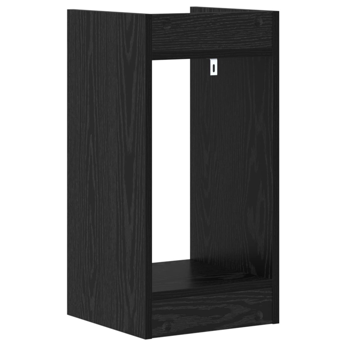 vidaXL Βάση φυτών Μαύρη Δρυς 30 x 30 x 60 cm