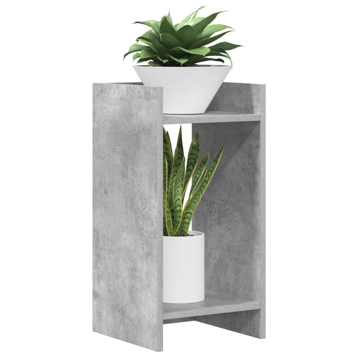 vidaXL Βάση φυτών 2 τμχ. Σκυρόχρωμο Γκρι 30 x 30 x 60 cm