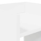 vidaXL Βάση φυτών Λευκός 30 x 30 x 40 cm Μηχανικά επεξεργασμένο ξύλο