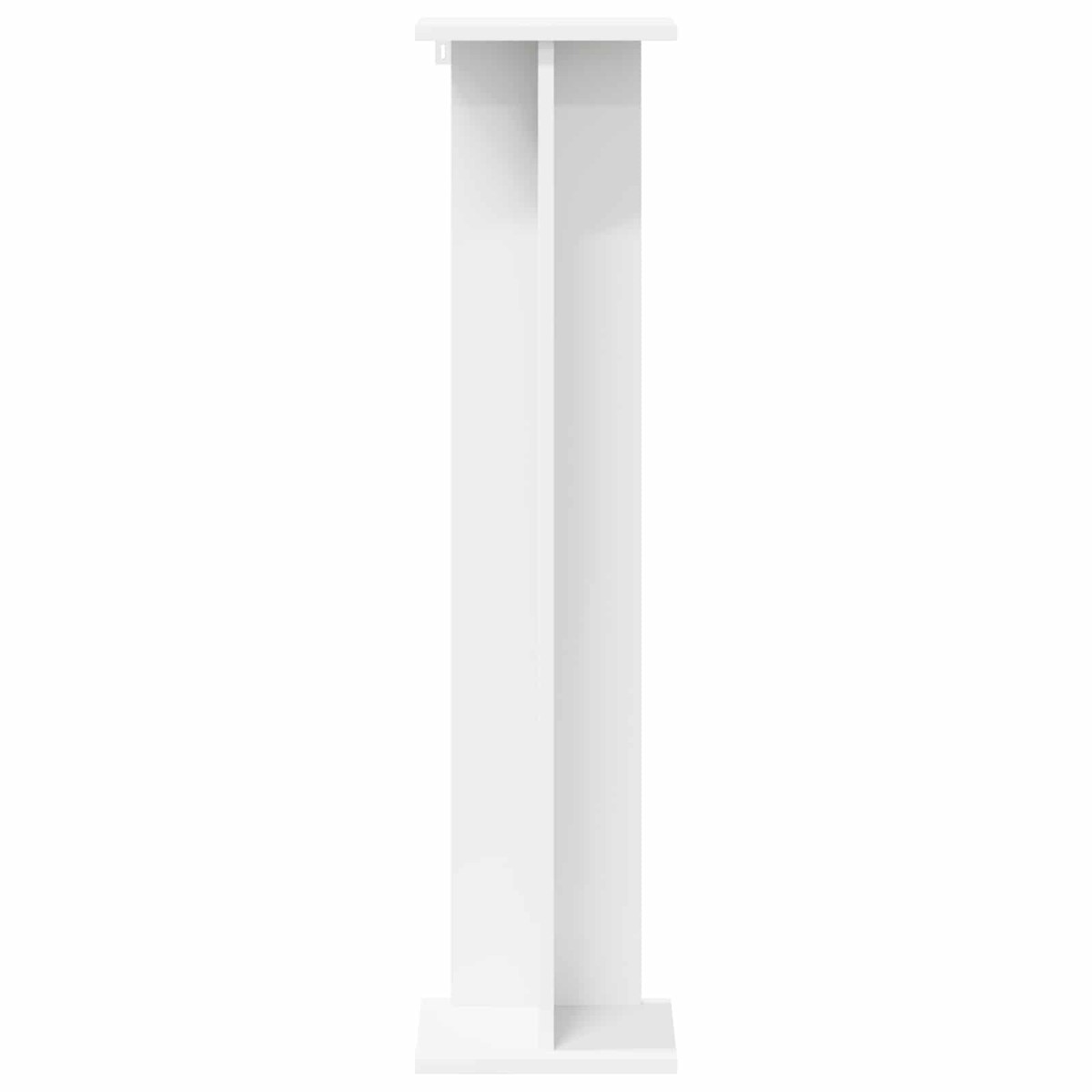 vidaXL Βάση φυτών Λευκός 25 x 25,5 x 100,5 εκ.