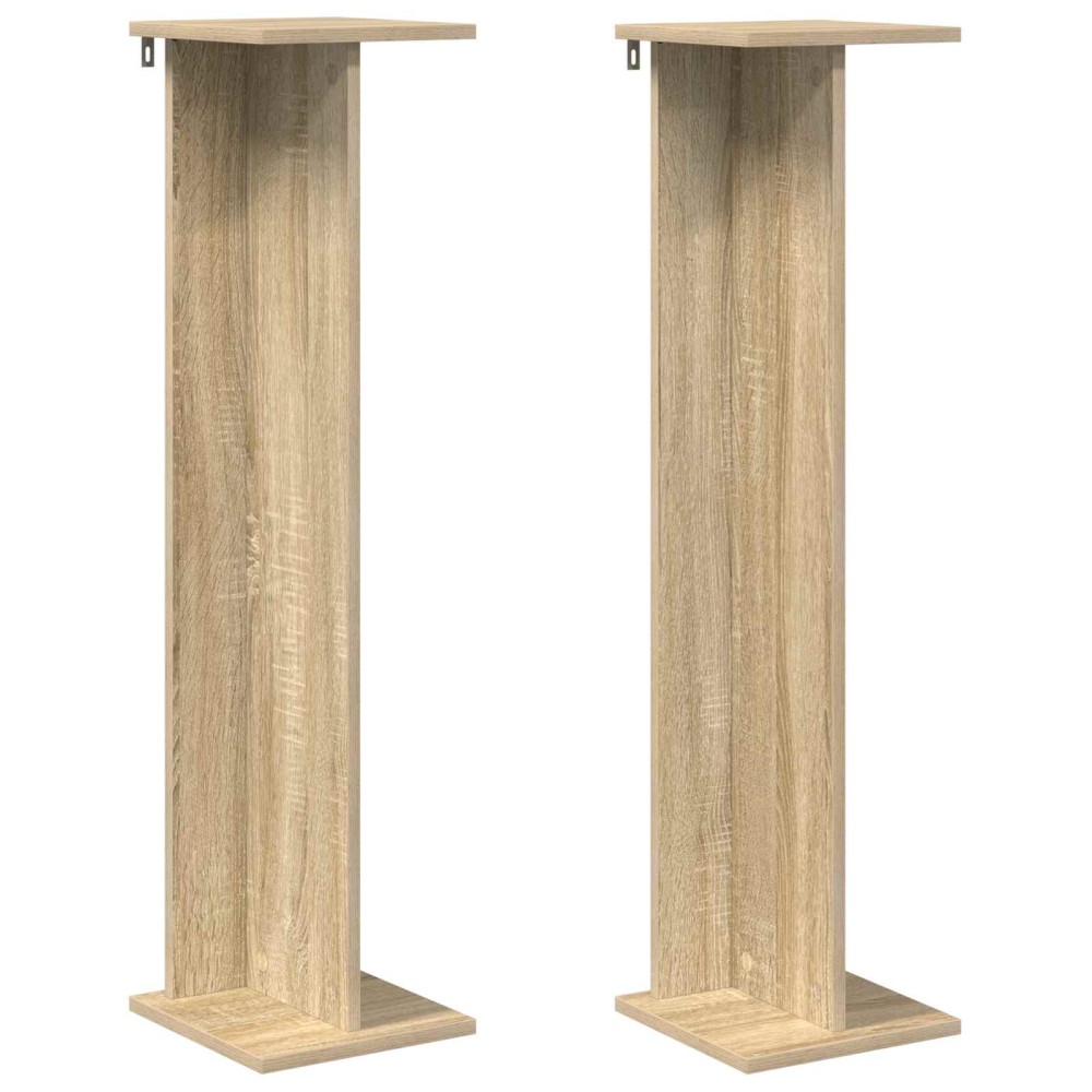 vidaXL Βάση φυτών 2 τμχ. Δρύς Sonoma 25 x 25,5 x 100,5 εκ.