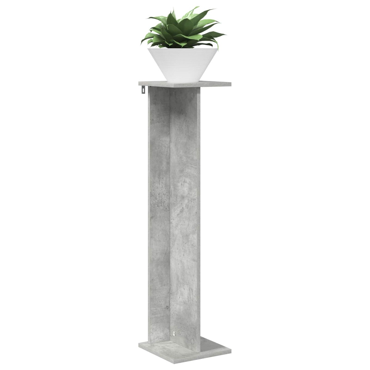 vidaXL Βάση φυτών 2 τμχ. Σκυρόχρωμο Γκρι 25 x 25,5 x 100,5 εκ.
