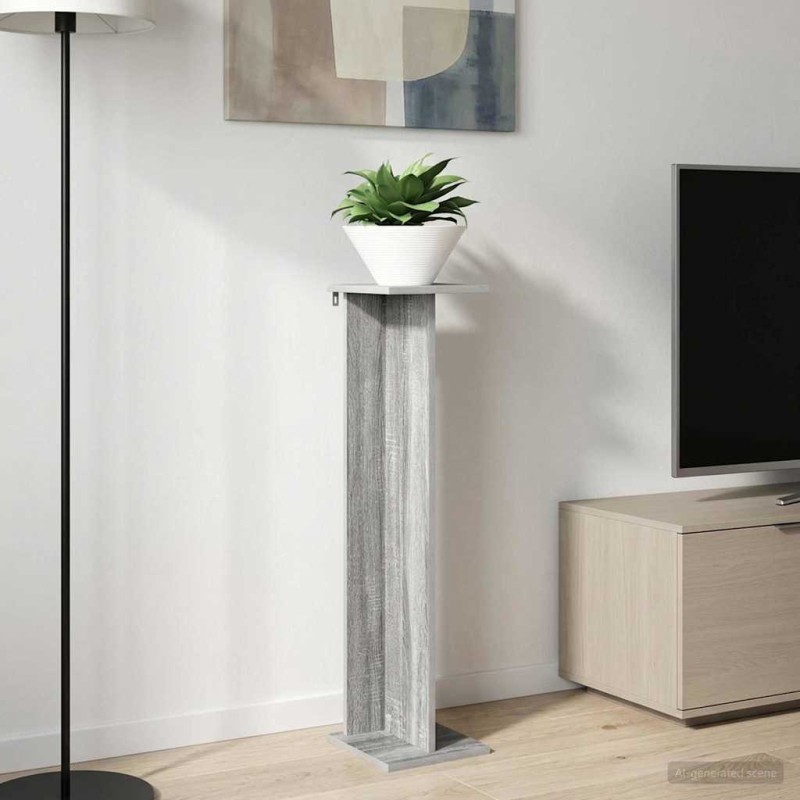 vidaXL Βάση φυτών Γκρι Σονομά 25 x 25,5 x 100,5 εκ.
