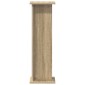 vidaXL Βάση φυτών Δρύς Sonoma 25 x 25,5 x 80,5 εκ.