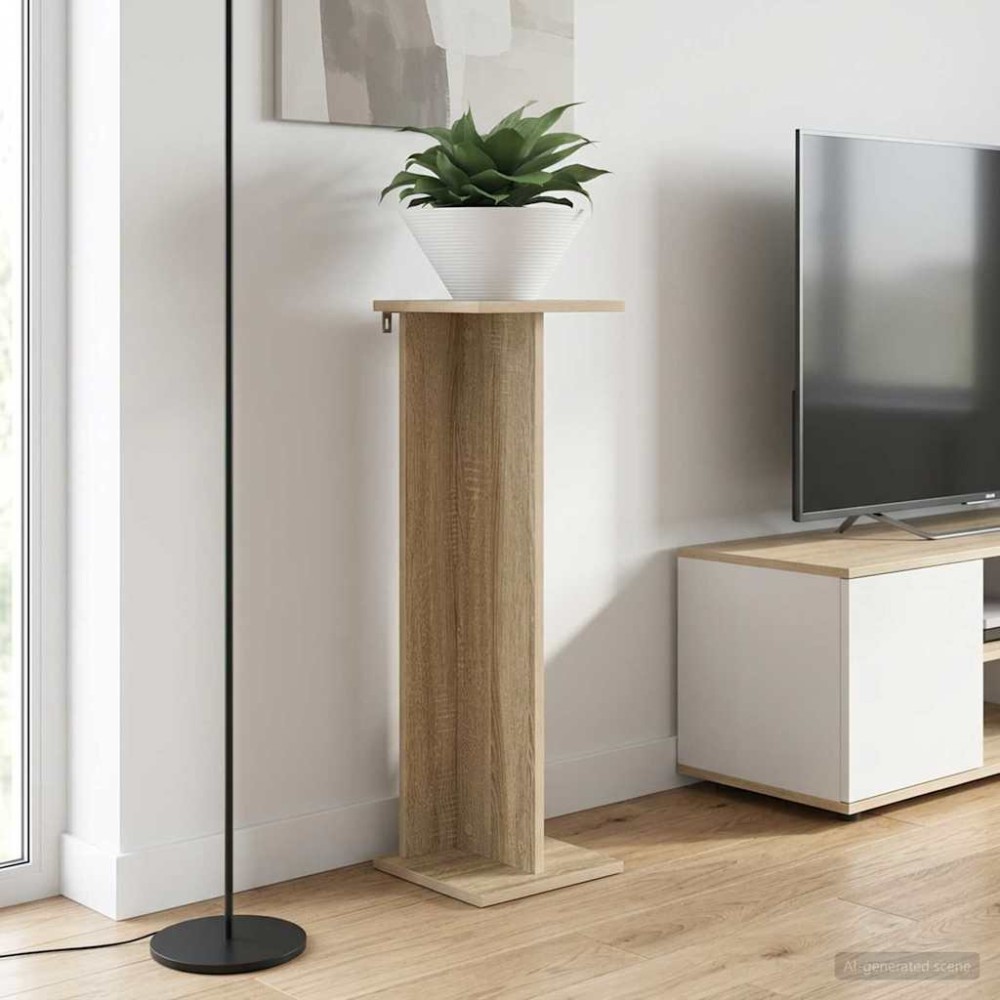 vidaXL Βάση φυτών 2 τμχ. Δρύς Sonoma 25 x 25,5 x 80,5 εκ.