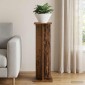vidaXL Βάση φυτών Παλιό ξύλο 25 x 25,5 x 80,5 εκ.
