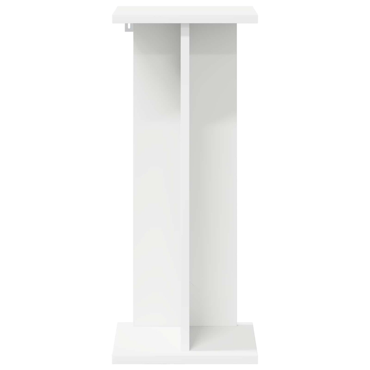 vidaXL Βάση φυτών Λευκός 25 x 25,5 x 60,5 εκ.