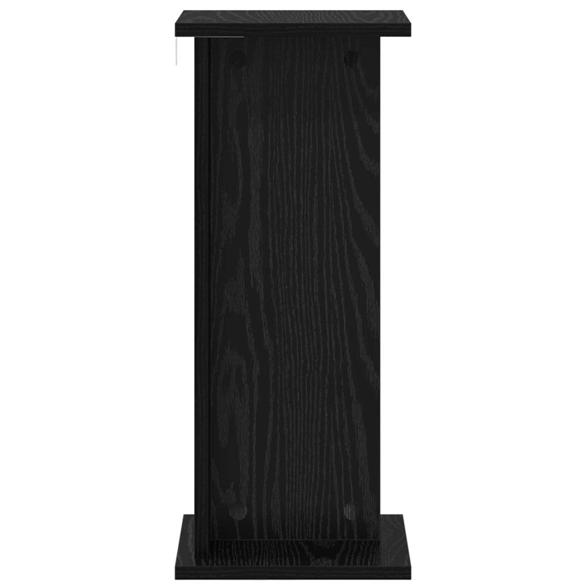 vidaXL Βάση φυτών 2 τμχ. Μαύρη Δρυς 25 x 25,5 x 60,5 εκ.