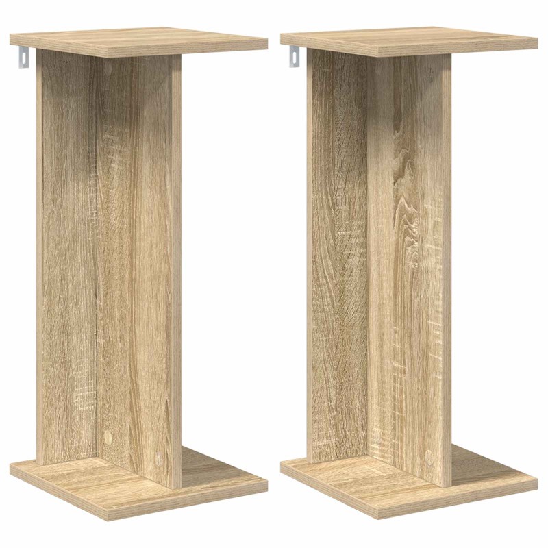 vidaXL Βάση φυτών 2 τμχ. Δρύς Sonoma 25 x 25,5 x 60,5 εκ.