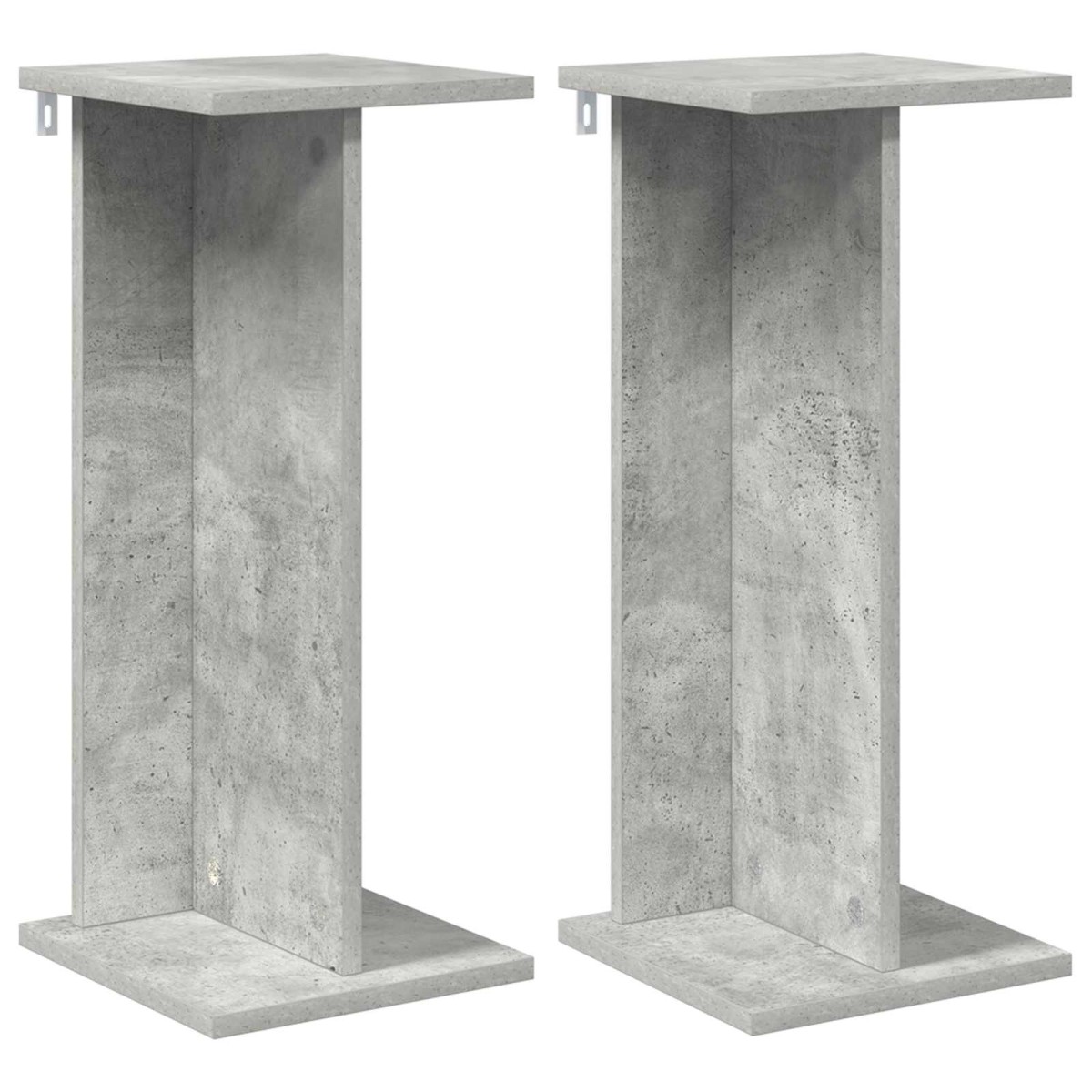 vidaXL Βάση φυτών 2 τμχ. Σκυρόχρωμο Γκρι 25 x 25,5 x 60,5 εκ.