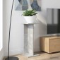 vidaXL Βάση φυτών 2 τμχ. Σκυρόχρωμο Γκρι 25 x 25,5 x 60,5 εκ.