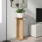 vidaXL Βάση φυτών Τεχνίτικη Δρυς 25 x 25,5 x 60,5 εκ.
