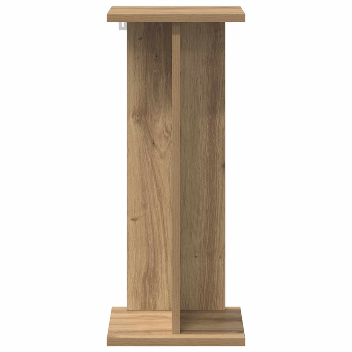 vidaXL Βάση φυτών Τεχνίτικη Δρυς 25 x 25,5 x 60,5 εκ.