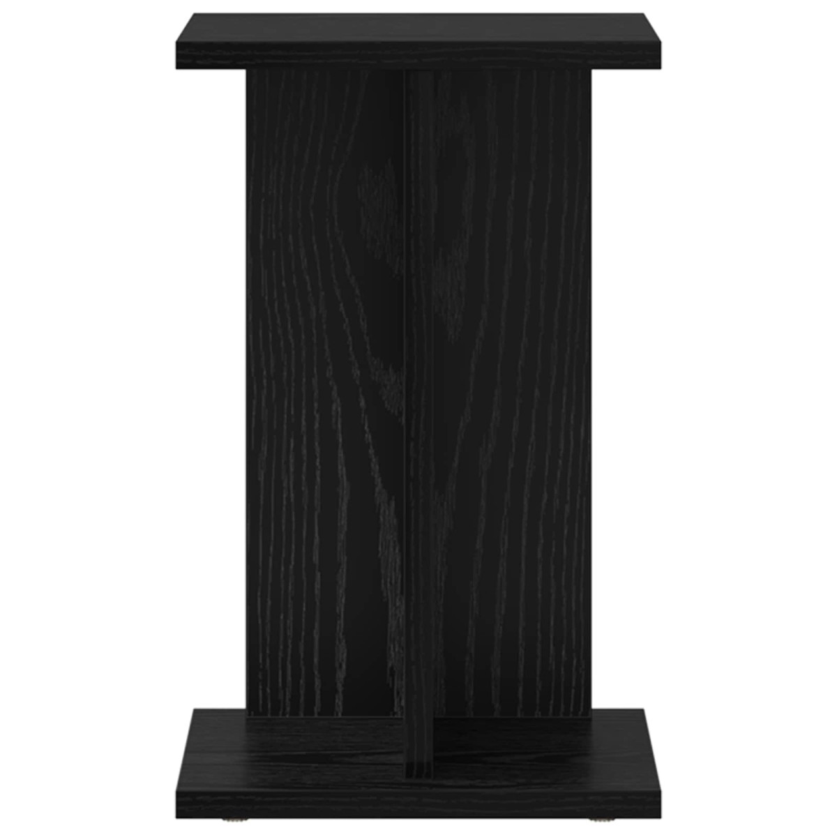 vidaXL Βάση φυτών 2 τμχ. Μαύρη Δρυς 25 x 25,5 x 40,5 εκ.