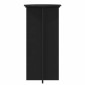 vidaXL Βάση φυτών 2 τμχ. Μαύρο 40 x 40 x 80 cm Επεξεργασμένο Ξύλο