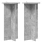 vidaXL Βάση φυτών 2 τμχ. Γκρι Σκυροδέματος 40 x 40 x 80 cm
