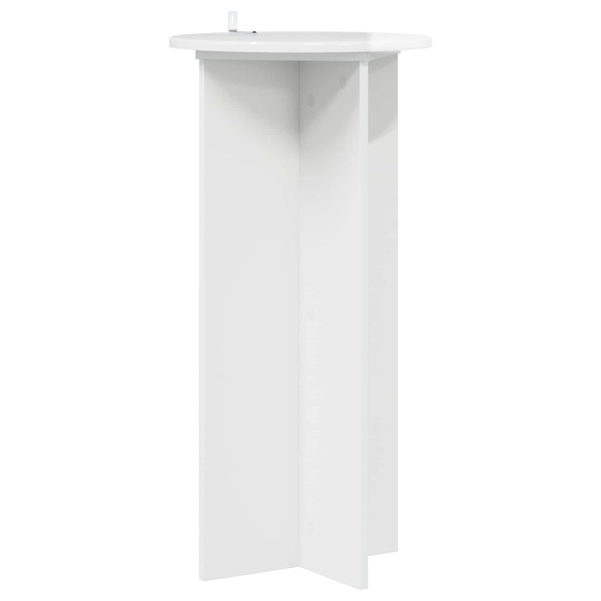 vidaXL Βάση φυτών 2 τμχ. Γυαλιστερό Λευκό 40 x 40 x 80 cm