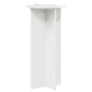 vidaXL Βάση φυτών 2 τμχ. Γυαλιστερό Λευκό 40 x 40 x 80 cm