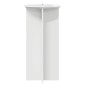 vidaXL Βάση φυτών 2 τμχ. Γυαλιστερό Λευκό 40 x 40 x 80 cm