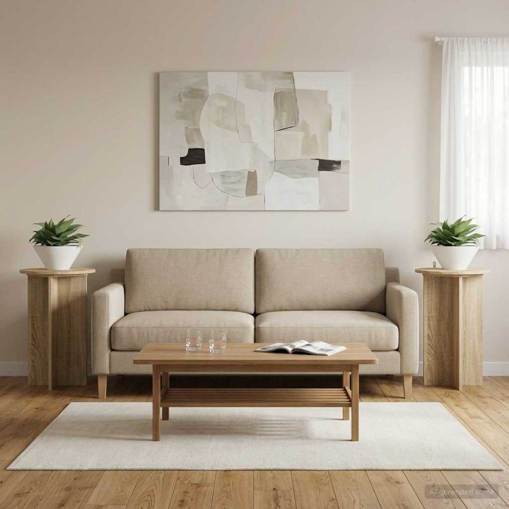 vidaXL Βάση φυτών 2 τμχ. Sonoma Δρυς Ø40 x 60 εκ. Επεξεργασμένο Ξύλο