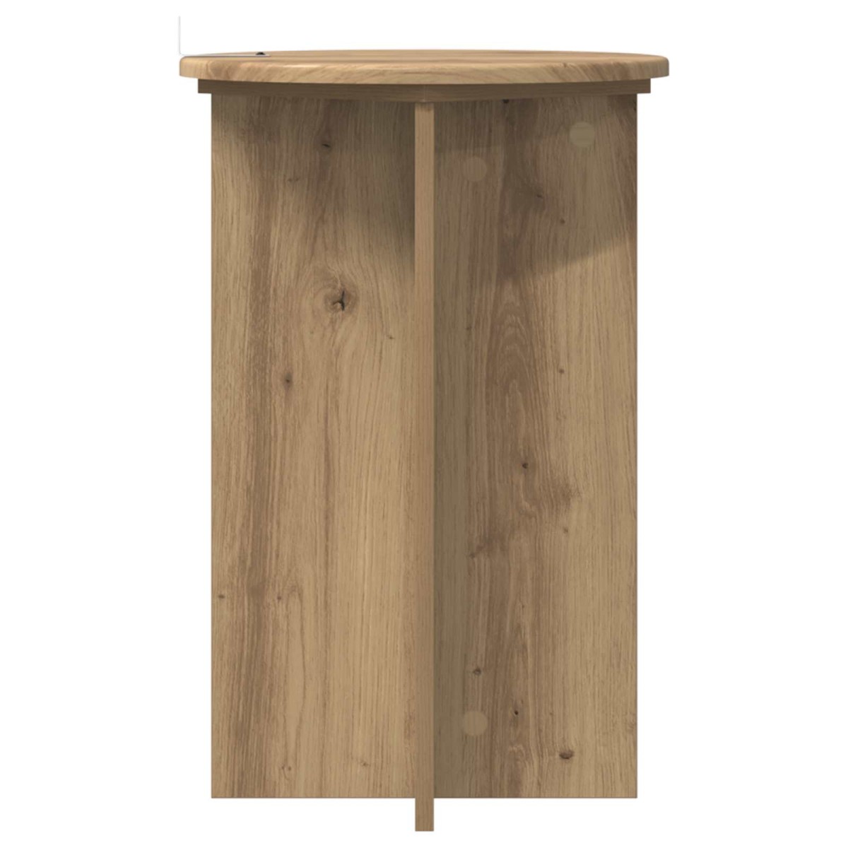 vidaXL Βάση φυτών 2 τμχ. Artisan Δρυς Ø40 x 60 εκ. Επεξεργασμένο Ξύλο