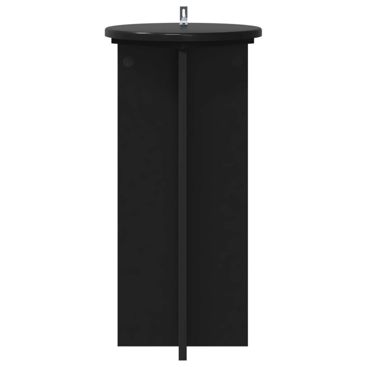 vidaXL Βάση φυτών 2 τμχ. Μαύρο 29,5 x 29,5 x 60 εκ. Επεξεργασμένο Ξύλο
