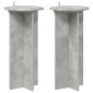vidaXL Βάση φυτών 2 τμχ. Γκρι Σκυροδέματος 29,5 x 29,5 x 60 εκ.
