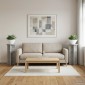 vidaXL Βάση φυτών 2 τμχ. Γκρι Σκυροδέματος 29,5 x 29,5 x 60 εκ.