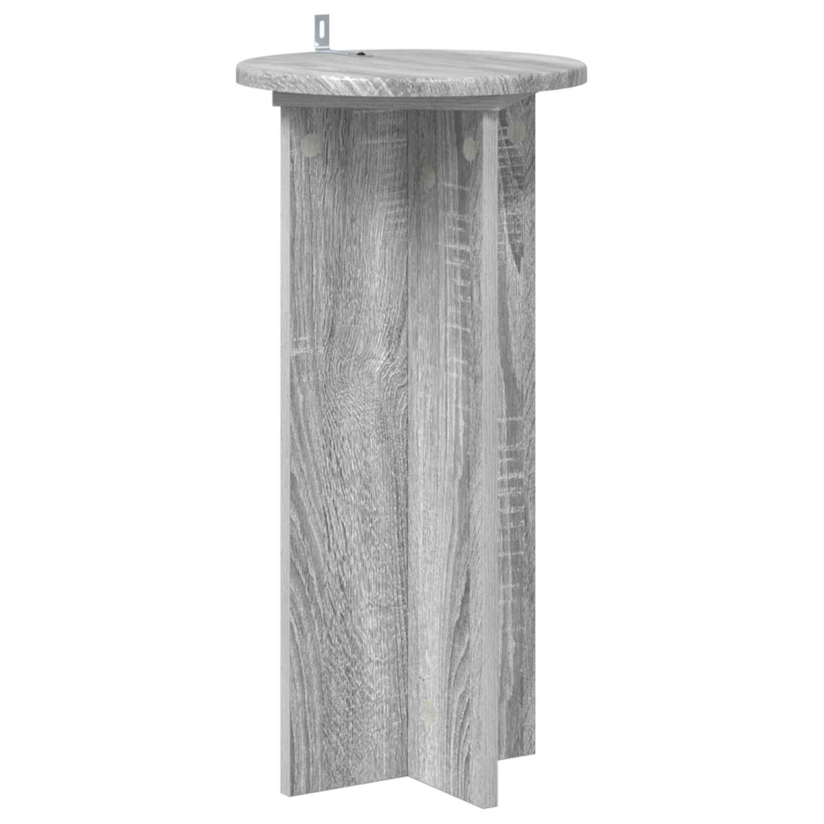vidaXL Βάση φυτών 2 τμχ. Γκρι Sonoma 29,5 x 29,5 x 60 εκ.