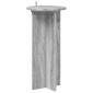 vidaXL Βάση φυτών 2 τμχ. Γκρι Sonoma 29,5 x 29,5 x 60 εκ.