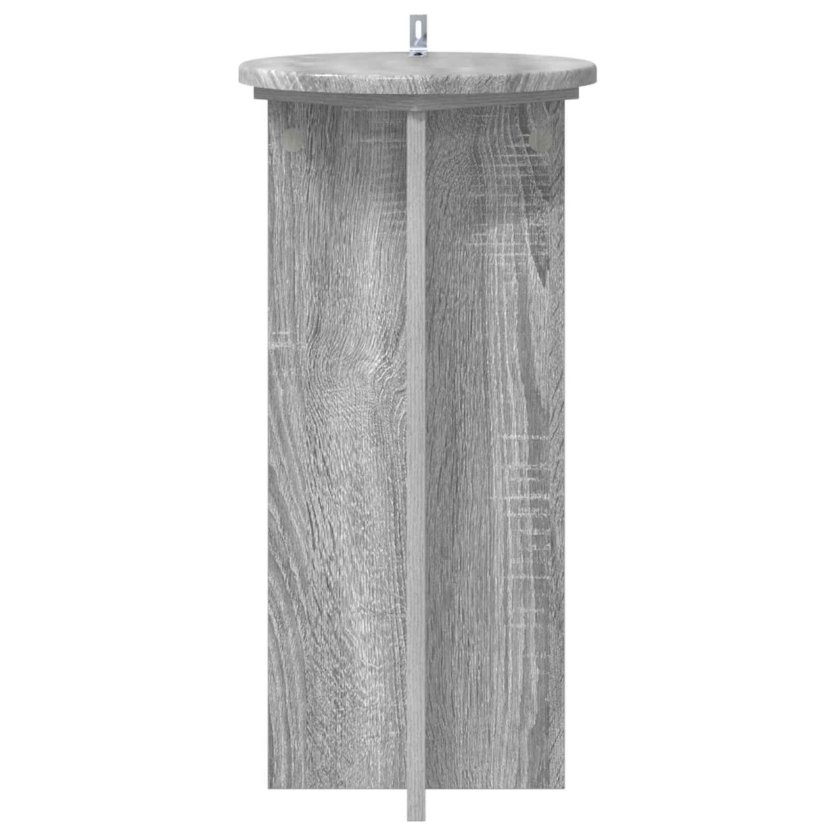 vidaXL Βάση φυτών 2 τμχ. Γκρι Sonoma 29,5 x 29,5 x 60 εκ.