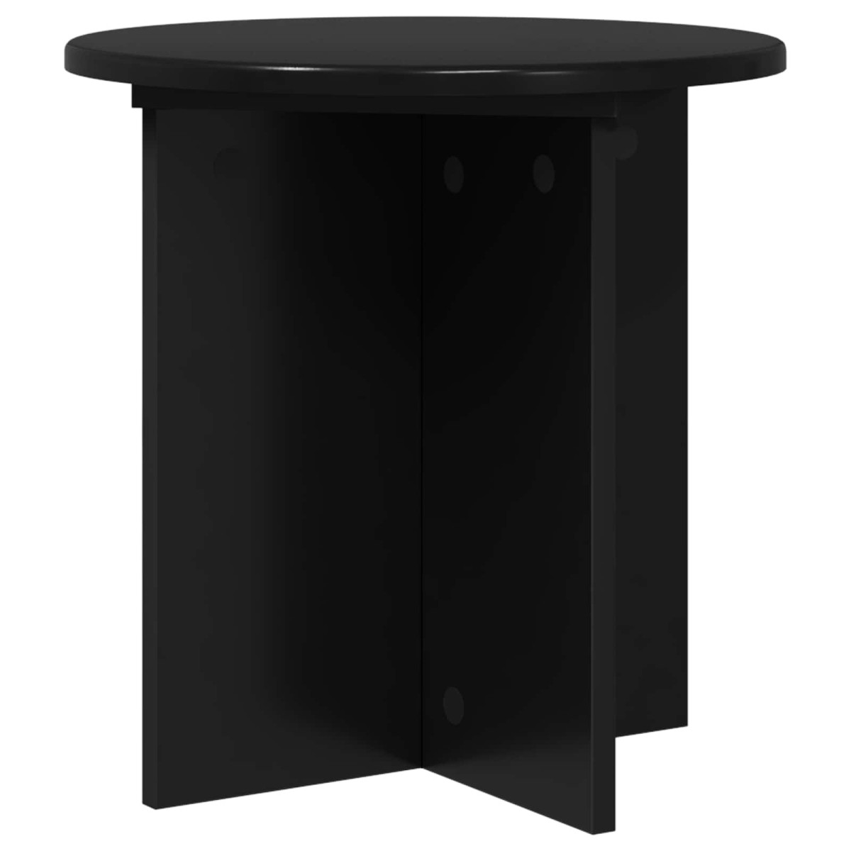 vidaXL Βάση φυτών 2 τμχ. Μαύρο 40 x 40 x 40 cm Επεξεργασμένο Ξύλο