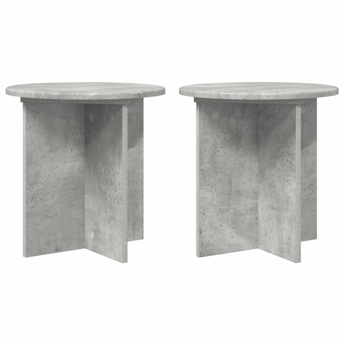 vidaXL Βάση φυτών 2 τμχ. Γκρι Σκυροδέματος 40 x 40 x 40 cm