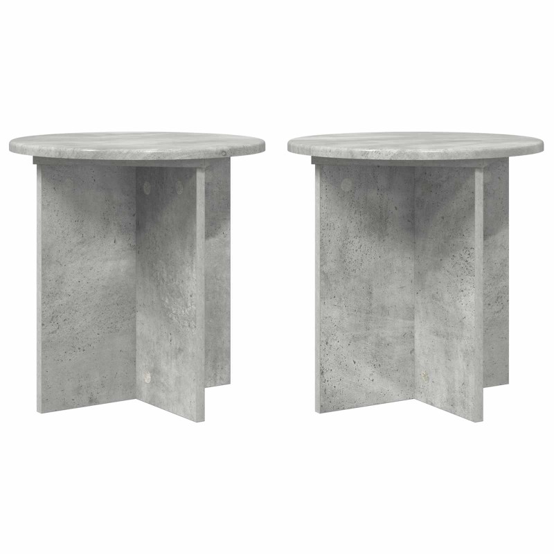 vidaXL Βάση φυτών 2 τμχ. Γκρι Σκυροδέματος 40 x 40 x 40 cm