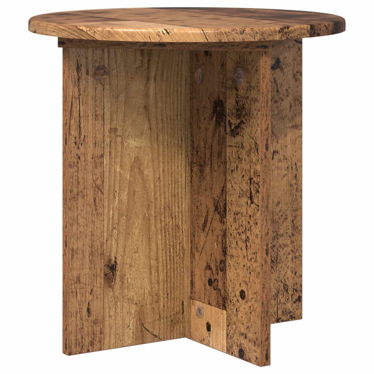 vidaXL Βάση φυτών 2 τμχ. Παλαιωμένο ξύλο 40 x 40 x 40 cm