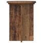 vidaXL Βάση φυτών 2 τμχ. Παλαιωμένο ξύλο Ø29,5 x 40 εκ.