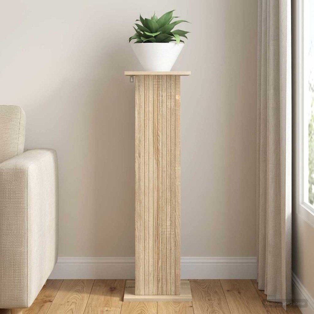 vidaXL Βάση φυτών Sonoma Δρυς 30,5 x 30 x 100,5 εκ Επεξεργασμένο Ξύλο