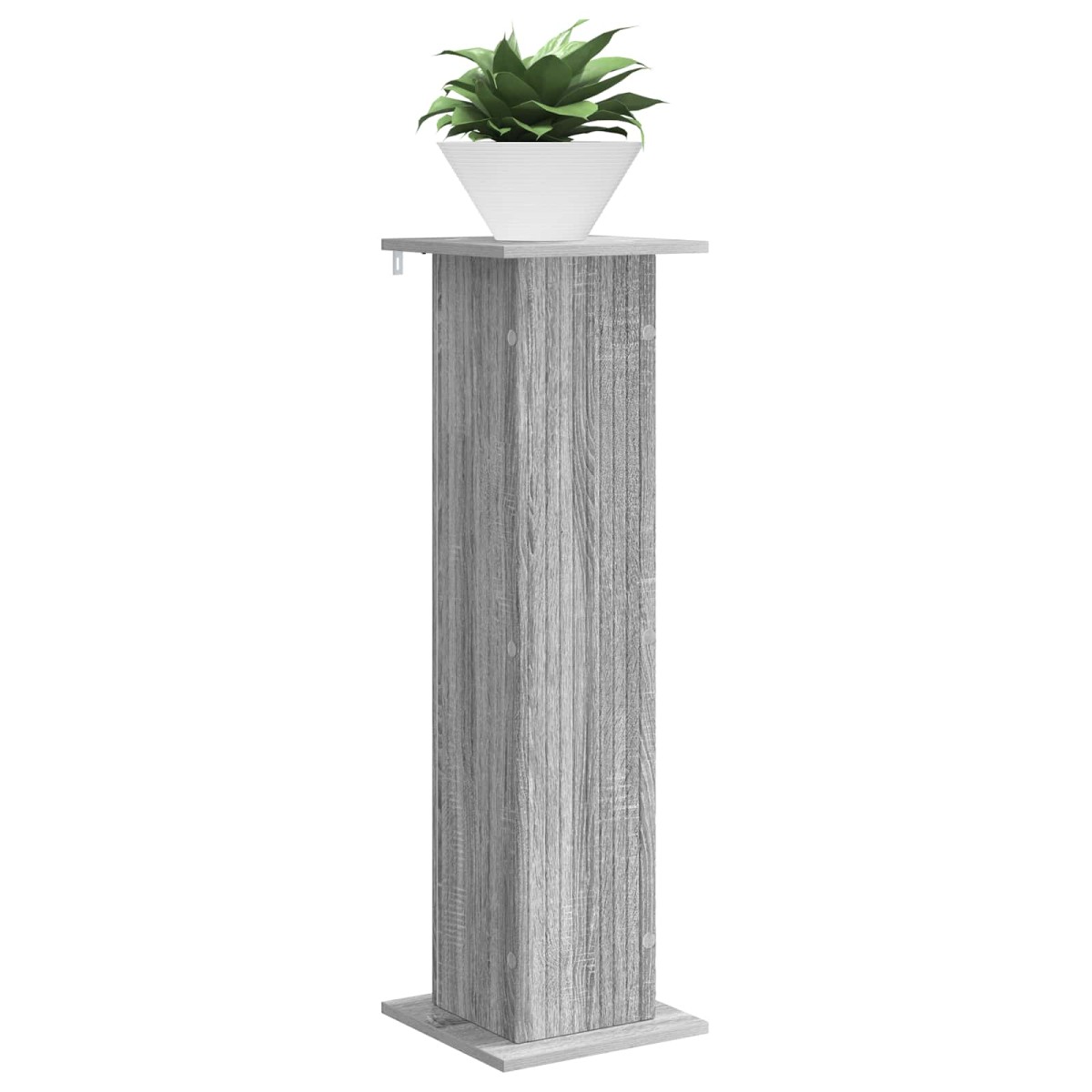 vidaXL Βάση φυτών Γκρι Sonoma 30,5 x 30 x 100,5 εκ Επεξεργασμένο Ξύλο