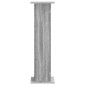 vidaXL Βάση φυτών Γκρι Sonoma 30,5 x 30 x 100,5 εκ Επεξεργασμένο Ξύλο