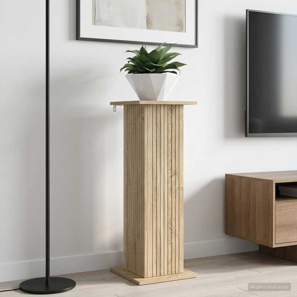 vidaXL Βάση φυτών Sonoma Δρυς 30,5 x 30 x 80,5 εκ Επεξεργασμένο Ξύλο