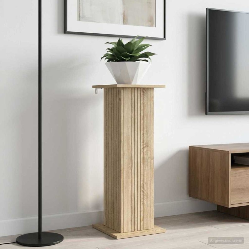 vidaXL Βάση φυτών Sonoma Δρυς 30,5 x 30 x 80,5 εκ Επεξεργασμένο Ξύλο