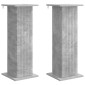 vidaXL Βάση φυτών 2 τμχ. Γκρι Σκυροδέματος 30,5 x 30 x 80,5 εκ