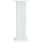 vidaXL Βάση φυτών 2 τμχ. Γυαλιστερό Λευκό 30,5 x 30 x 80,5 εκ