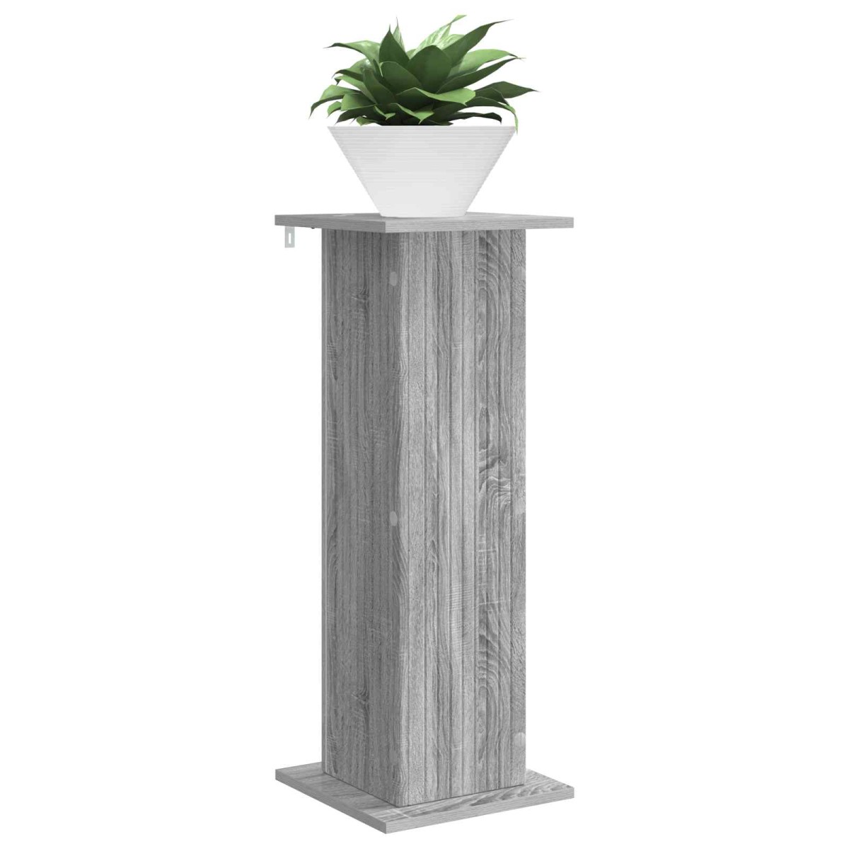 vidaXL Βάση φυτών Γκρι Sonoma 30,5 x 30 x 80,5 εκ Επεξεργασμένο Ξύλο