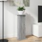 vidaXL Βάση φυτών Γκρι Sonoma 30,5 x 30 x 80,5 εκ Επεξεργασμένο Ξύλο