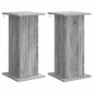vidaXL Βάση φυτών 2 τμχ. Γκρι Sonoma 30,5 x 30 x 60,5 εκ