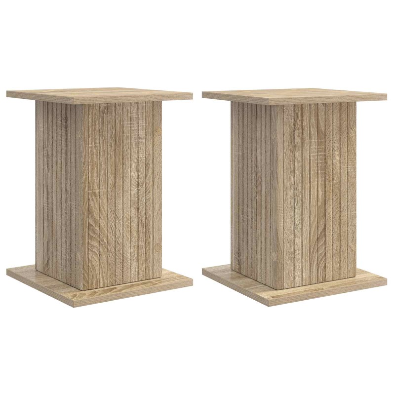 vidaXL Βάση φυτών 2 τμχ. Sonoma Δρυς 30,5 x 30 x 43 εκ