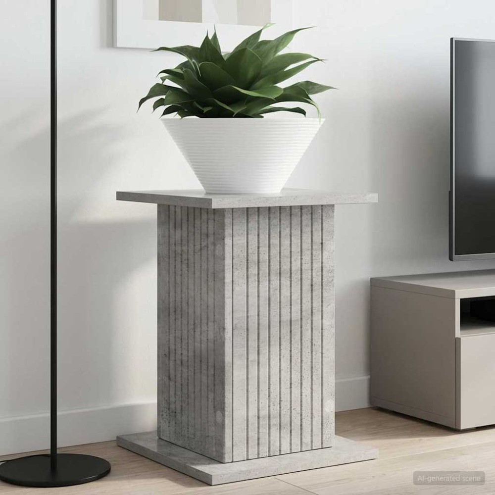 vidaXL Βάση φυτών 2 τμχ. Γκρι Σκυροδέματος 30,5 x 30 x 43 εκ