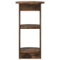 vidaXL Βοηθητικό ντουλάπι Καπνιστή Δρυς 40 x 40 x 75 cm