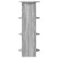 vidaXL Βοηθητικό ντουλάπι Γκρι Sonoma 40 x 40 x 100 cm